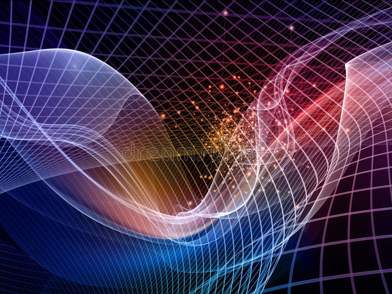 Energy of Fractal Realms vector illustration