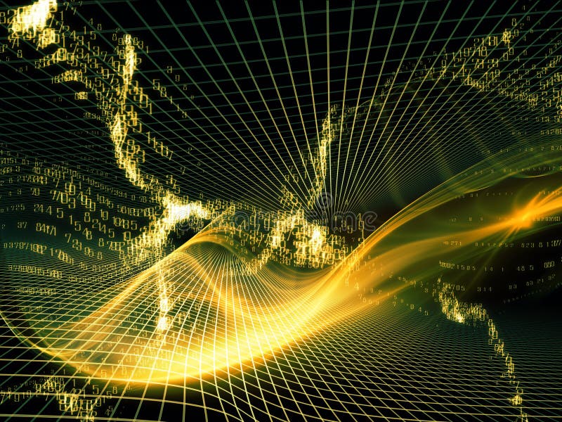 Energy of Fractal Realms vector illustration