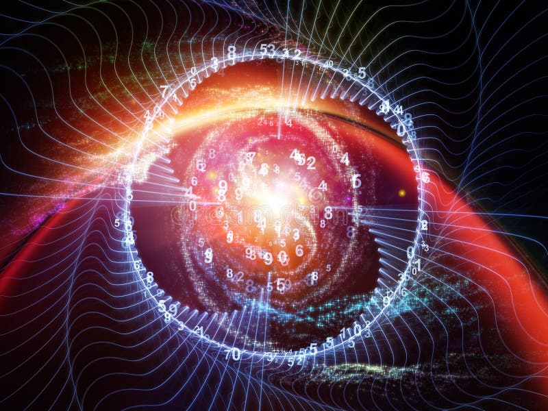 Energy of Numbers stock image. Image of glow, cosmos 140238441