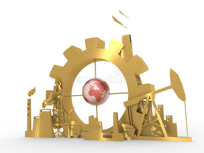 Energy and Power icons set with earth globe stock photos Energy and Power icons set with earth globe stock photos