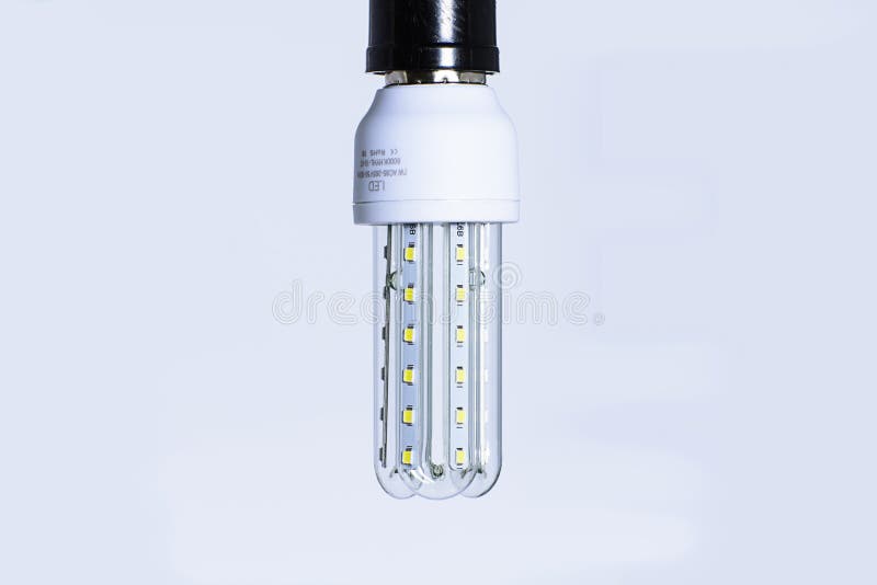 Energy Saving LED Light Bulb Stock Image Image of power, green 62488525
