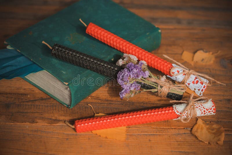 Energy Therapy, Candles for Mental Health Stock Photo Image of