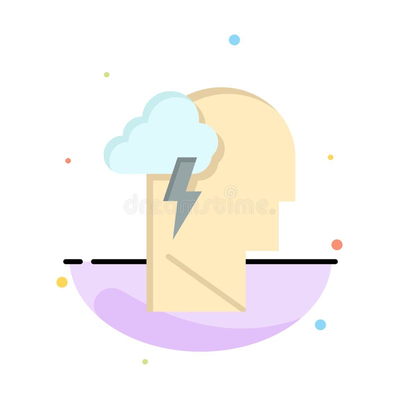 Energía, mental, mente, negocio Logo Template del poder color plano libre illustration Energía, mental, mente, negocio Logo Template del poder color plano libre illustration