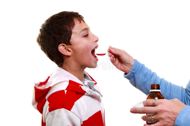 enfant avec la varicelle image stock image du examen