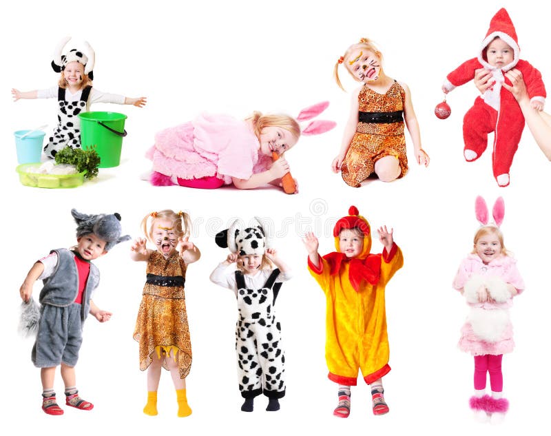 Enfants dans costumé image stock. Image du costume, halloween - 16314709