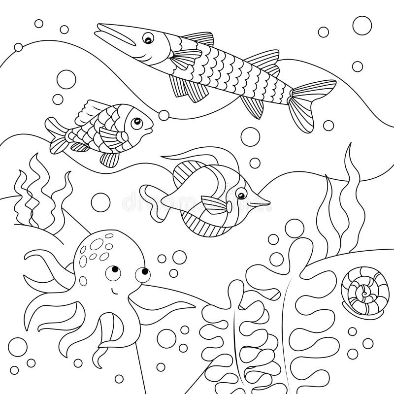 Enfants de bande dessinée colorant l'illustration de vecteur illustration libre de droits Enfants de bande dessinée colorant l'illustration de vecteur illustration libre de droits