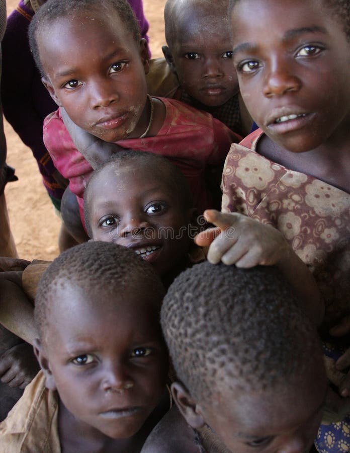 Enfants en Afrique photo stock