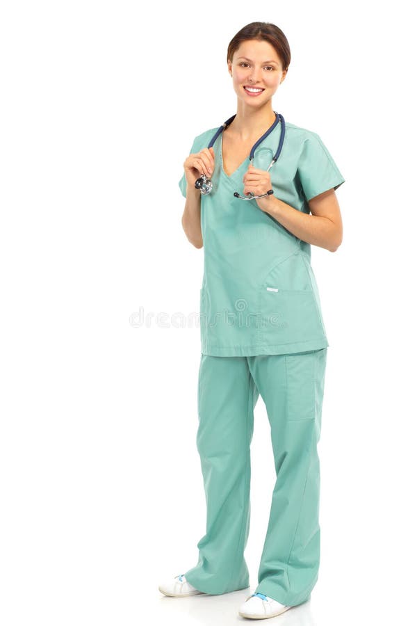 Enfermeira médica imagem de stock