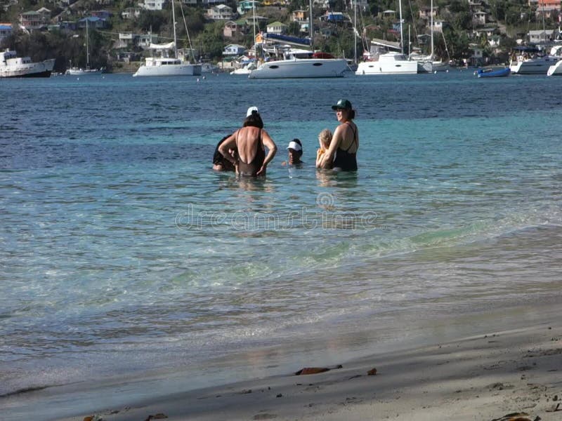 Enfriamiento apagado en el mar del Caribe