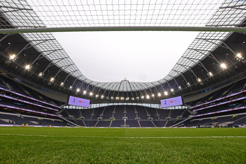 Wide General View of the new Tottenham Hotspur Stadium stock photos