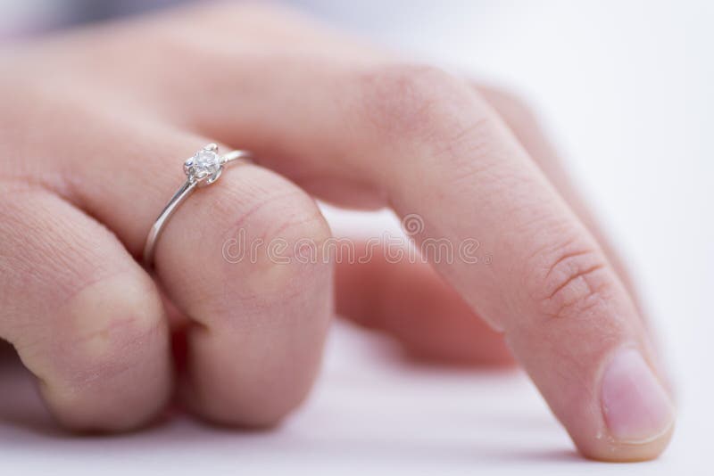 Engagement ring. stock image. Image of passion, affection 52985523