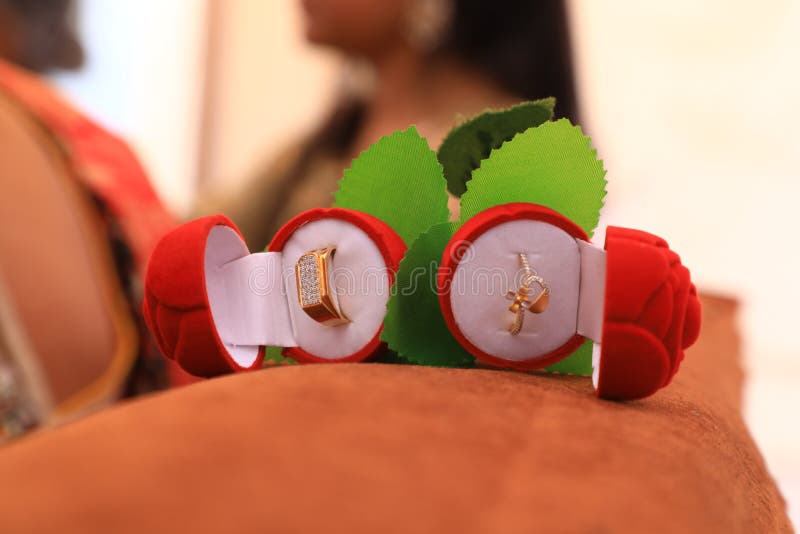 Engagement Ring, Married Rings, Wedding Ceremony Ring Stock Image