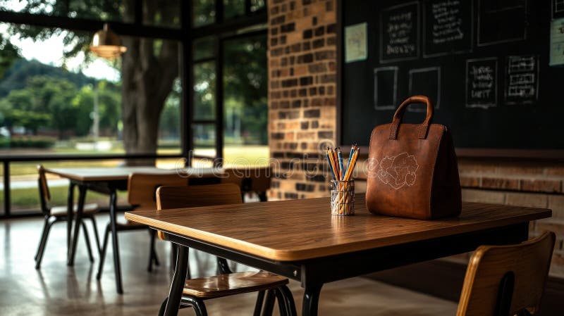 Engaging classroom setup for diverse learning experiences modern educational space creative environment inviting view stock illustration