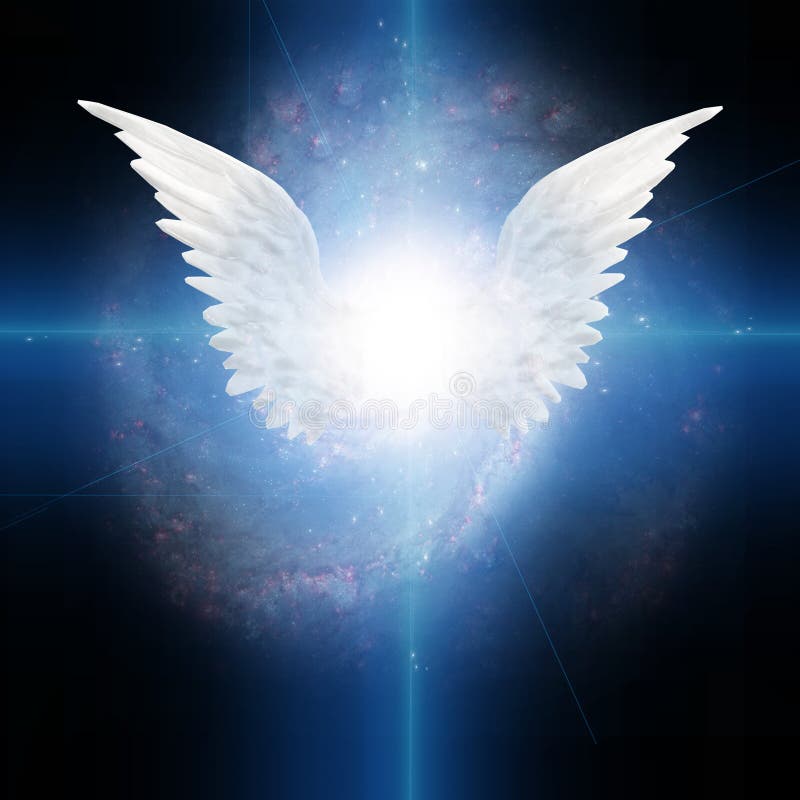 Engel winged vektor abbildung Engel winged vektor abbildung