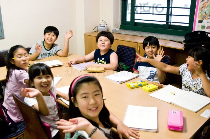 Engelse school in Zuid-Korea