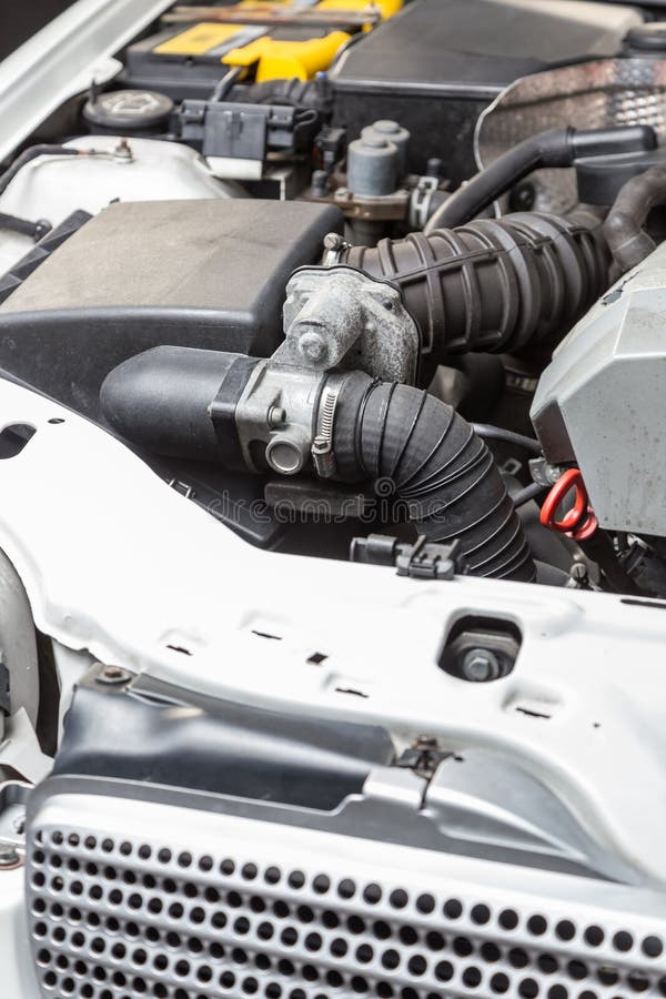 Engine car repair stock photo. Image of automotive, inspection 55248568