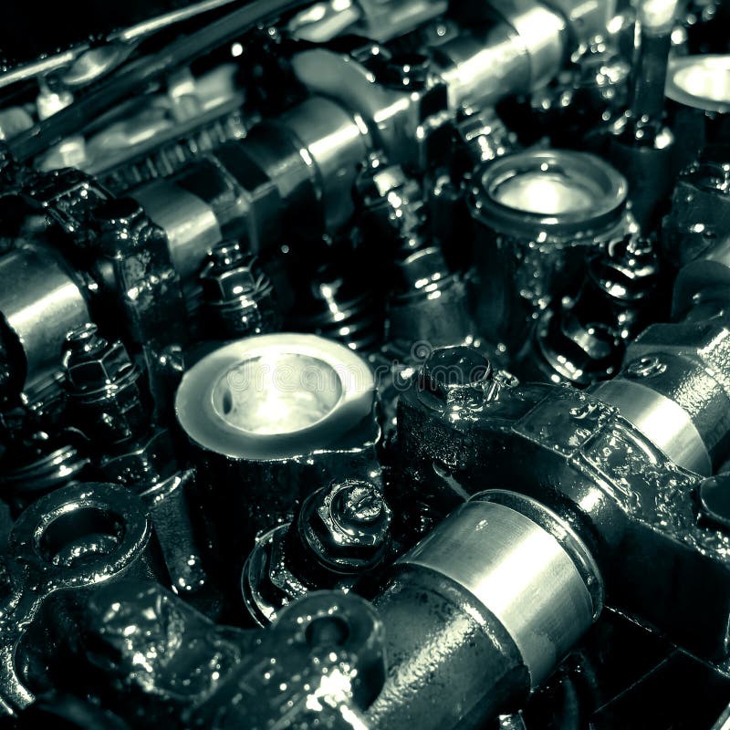 Engine Closeup royalty free stock photo