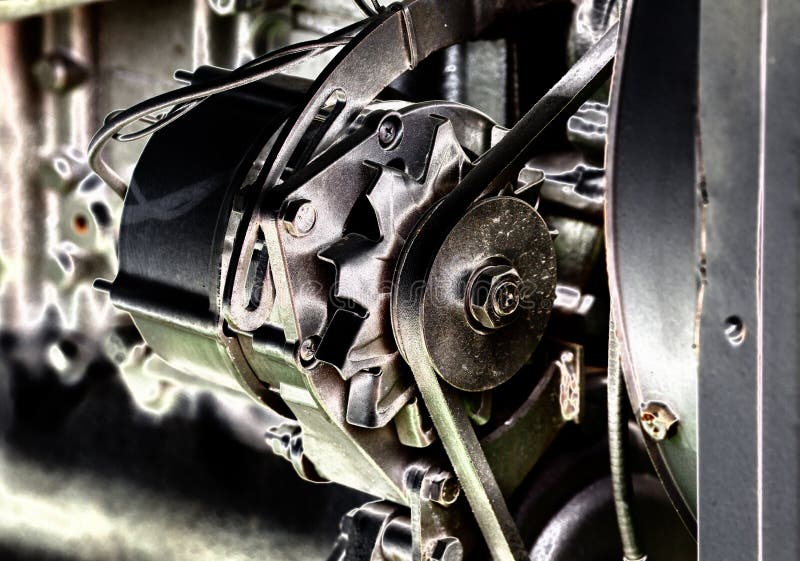 Engine detail stock image. Image of crankshaft, diesel 54932279