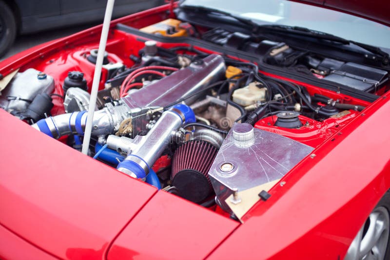 Engine of the drift car stock photo. Image of drift, blurred 69102122