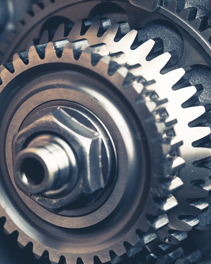 Engine gears wheels stock image. Image of idea, engine 84619095