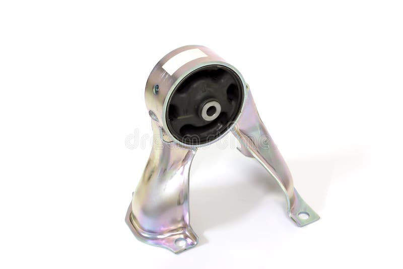 Old Engine Mount Isolated on White Background Stock Photo Image of