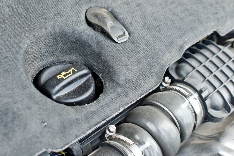 Engine oil cap of a car stock image. Image of mechanic 45037737