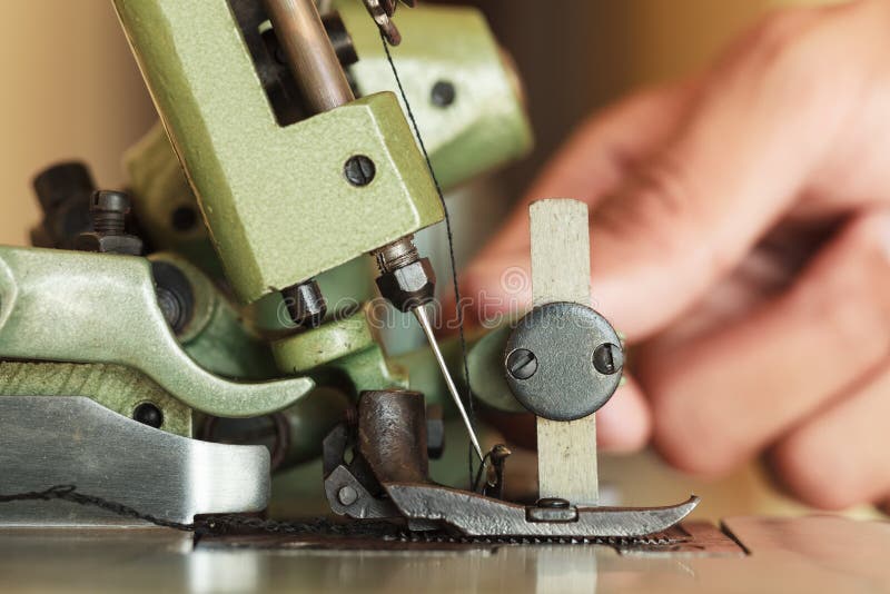 Sewing machine stock image. Image of making, production 21864829