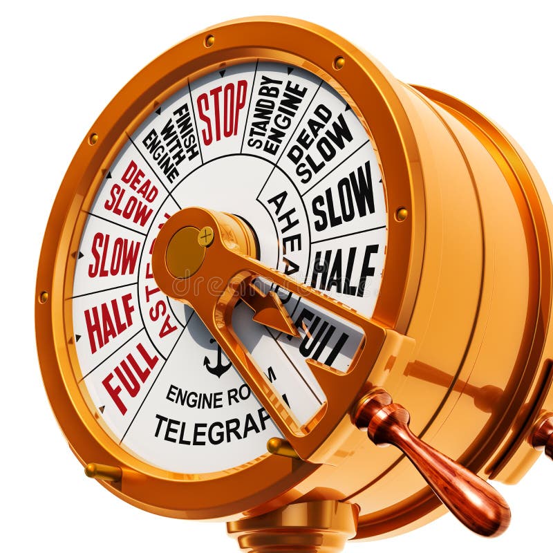 Engine room telegraph stock illustration. Illustration of panel 100123546