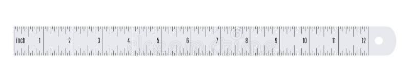Engineer or architect paper drafting ruler stock illustration
