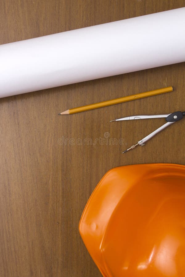 Engineer Construction Accessories royalty free stock image Engineer Construction Accessories royalty free stock image
