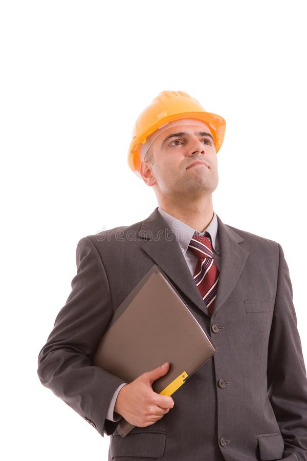 Engineer posing stock photos