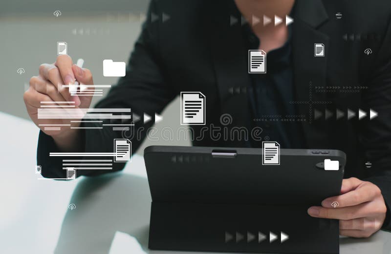Engineering using document management system digital asset management online electronic document information process automation to stock photos