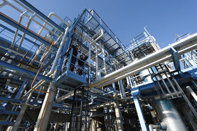 Engineers, fuel and oil stock photo. Image of dioxide 6760090