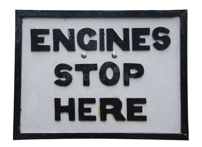 Engines stop here