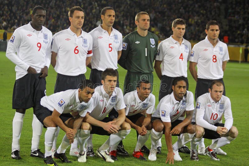 England National Football Team Editorial Photography