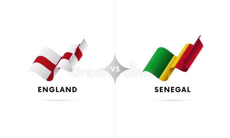 England Vs. Senegal Soccer Match - Soccer Balls In Englands And