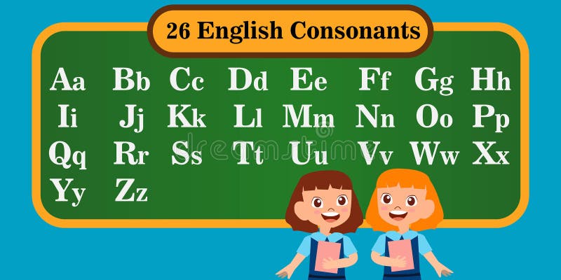 The English Alphabet Consists of 26 Letters, Consonants, Letters for ...