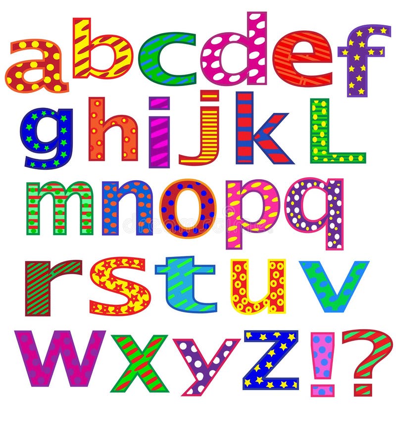 English alphabet. Letters. stock illustration. Illustration of ...