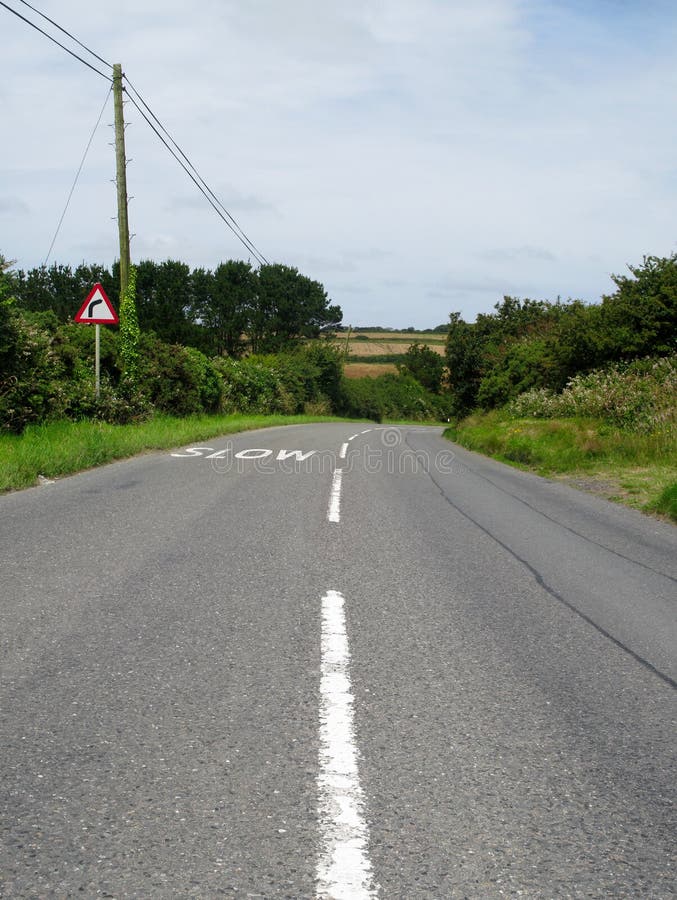 English country road.