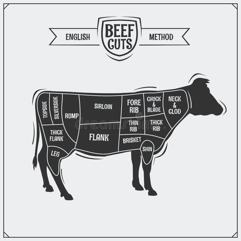 Cuts Diagram Beef Stock Illustrations 535 Cuts Diagram Beef Stock