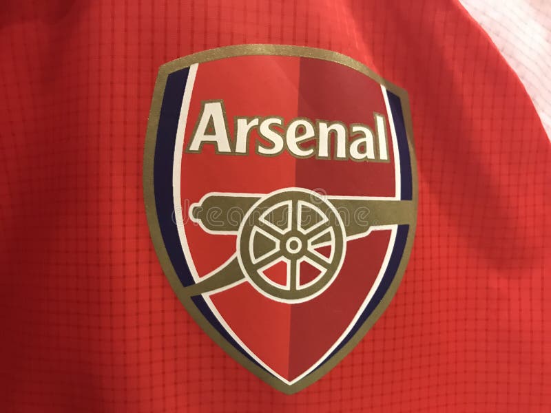 Arsenal football club team jersey. royalty free stock image Arsenal football club team jersey. royalty free stock image