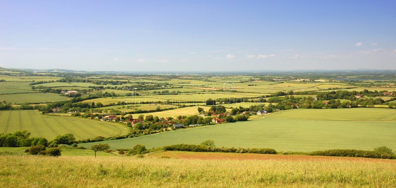English rolling countryside royalty free stock photography English rolling countryside royalty free stock photography