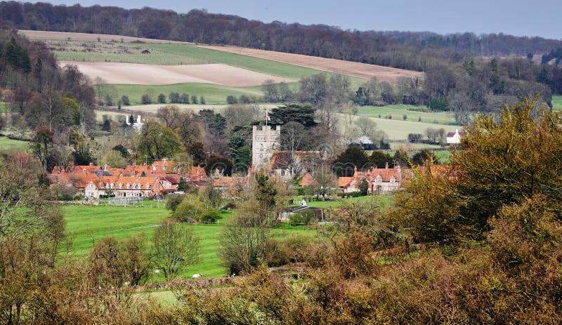 An English Rural Landscape in the Chiltern Hills