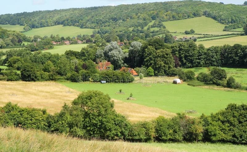 An English Rural Landscape in the Chiltern Hills