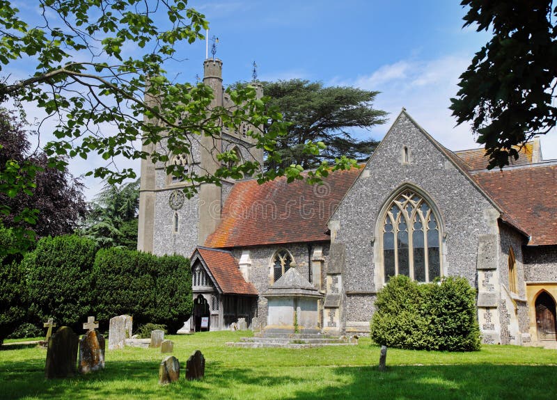 An English Village Church and Tower