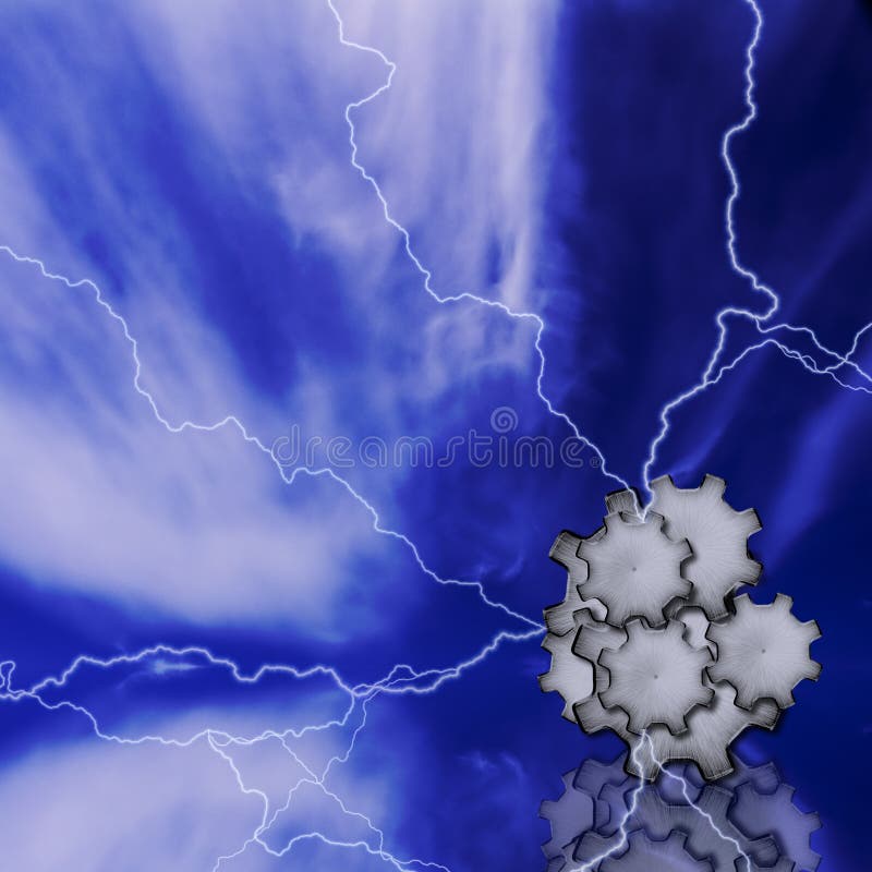 Engrana el fondo ilustración del vector Engrana el fondo ilustración del vector