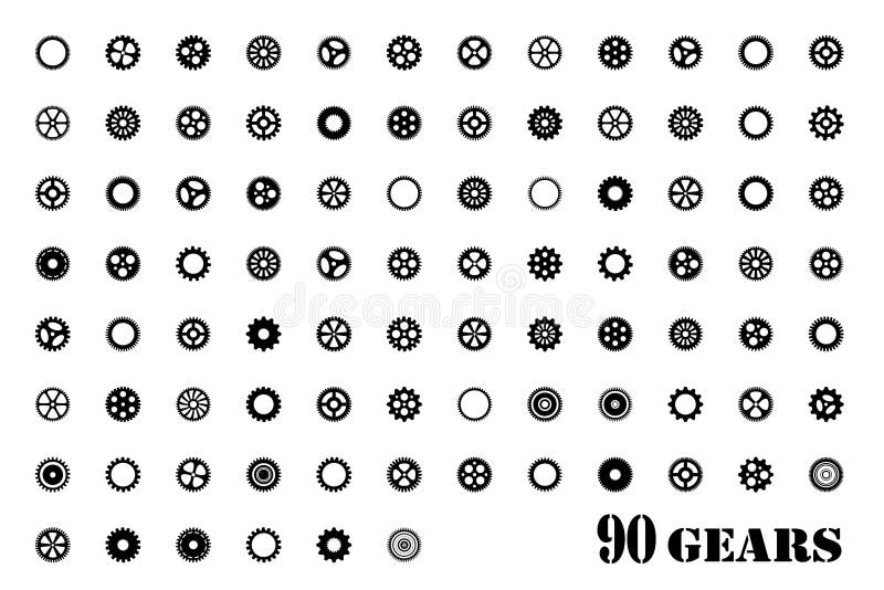 Engrana el icono libre illustration Engrana el icono libre illustration