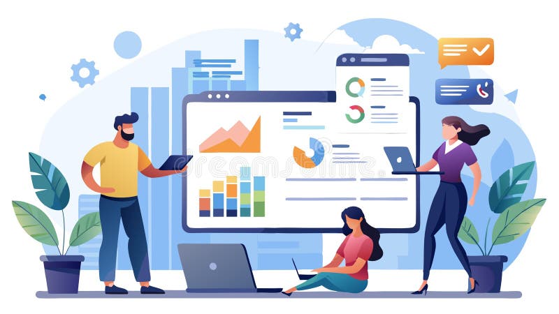 Generative ai, Simplify your accounting processes and improve accuracy with our user-friendly and powerful accounting software. Manage your finances efficiently. Accounting processes illustrations