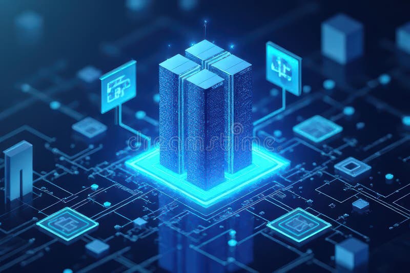 Enhance Website Speed Using Top-Notch Web Hosting Techniques vector illustration