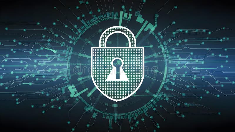 Monitorizarea îmbunătățită a sistemului online monitorizează răspunsurile specifice securității informatice la amenințările inform vector illustration